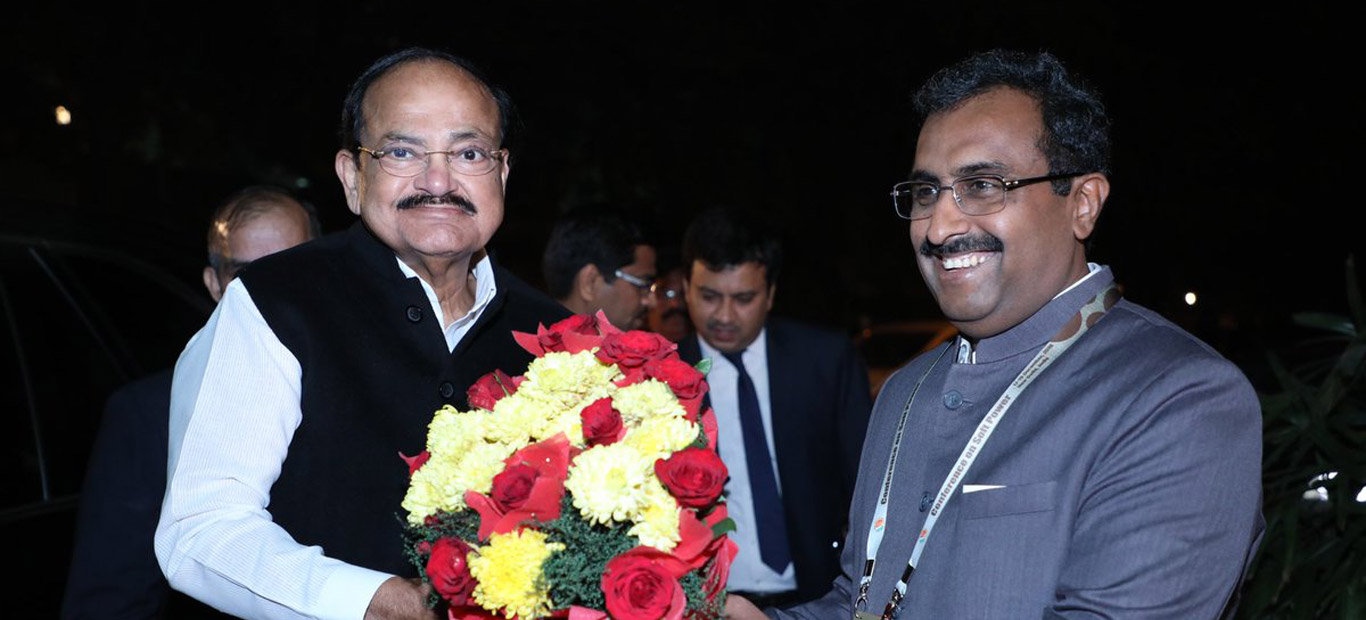 Shri Ram Madhav Ji welcomed the Hon’ble Vice President of India who ...